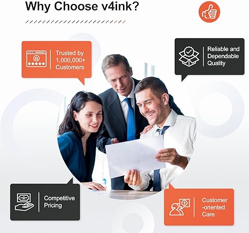 Miniatura 7 de v4ink Cartucho de tóner compatible 30X de repuesto para HP 30A 30X CF230X Toner de alto rendimiento de tinta negra con chip para uso en impresora HP