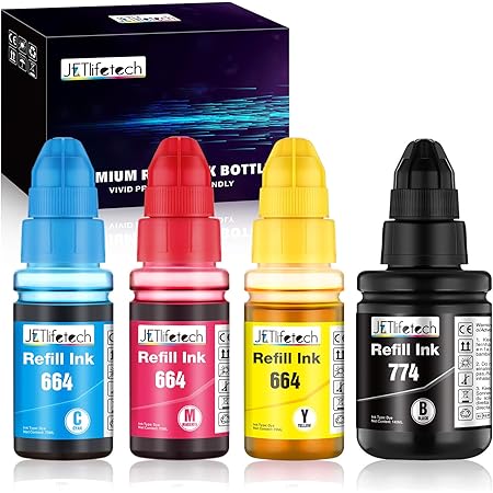 difference between epson 664 and 774 ink