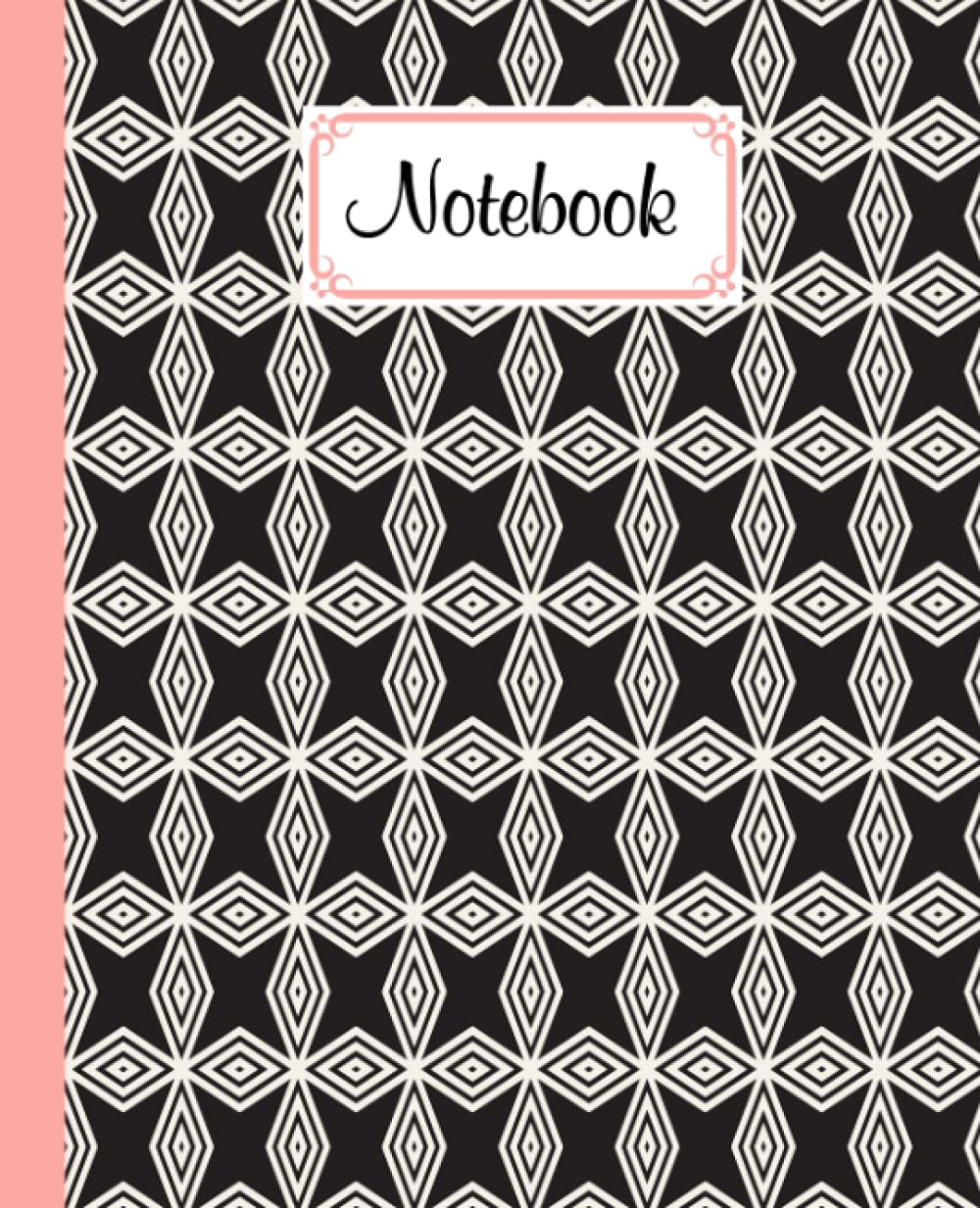Notebook: Striped Composition Notebook College Ruled, Writer's Notebook for Schools, 120 Pages - Large 7.5" x 9.25" Design by Jason A Pierce