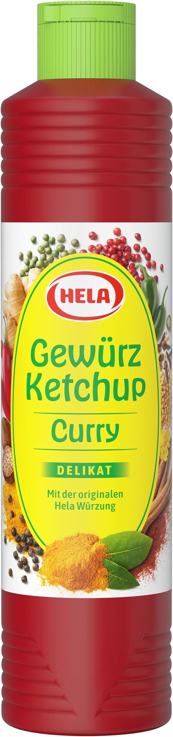 Hela Tomato Ketchup Curry Delikat 800ML - Imported by DFB