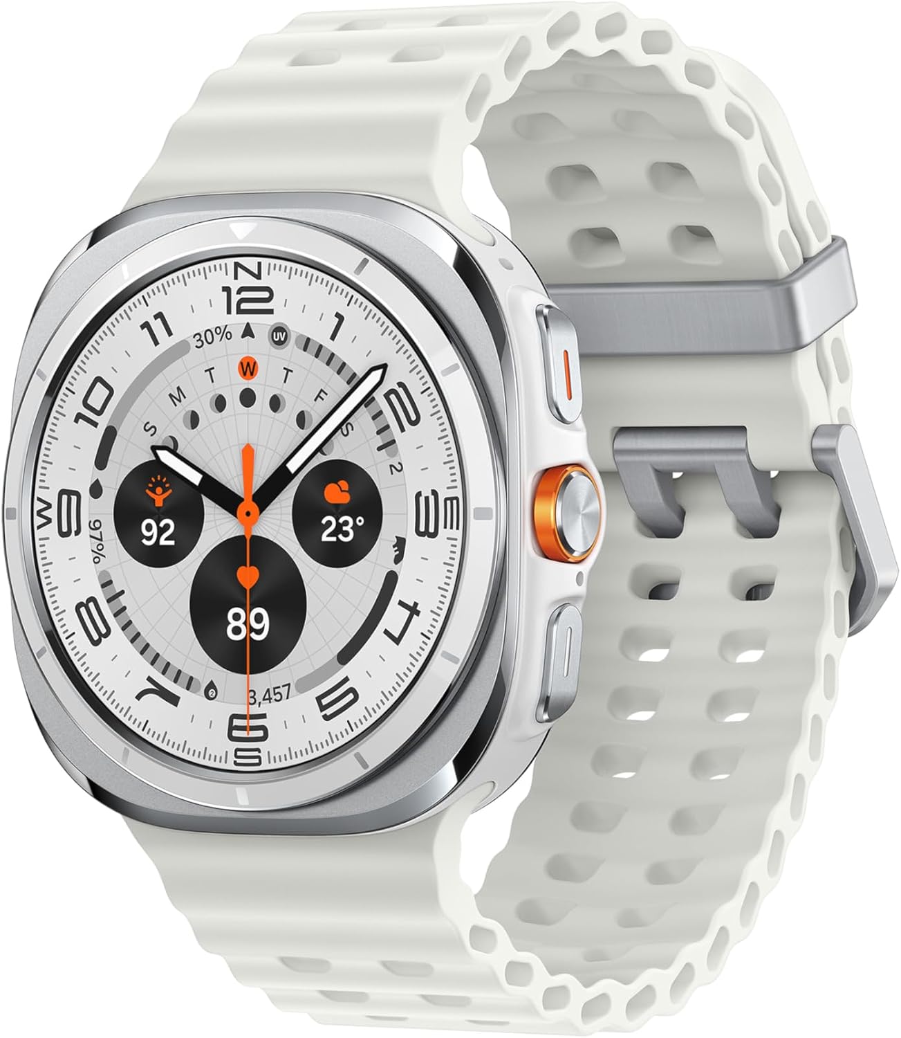 Samsung Galaxy Watch Ultra Akıllı Saat, Beyaz Titanyum, 47mm,…