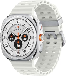 Samsung Galaxy Watch Ultra Akıllı Saat, Beyaz Titanyum, 47mm, LTE, Sağlık Takibi, Fitness Takibi