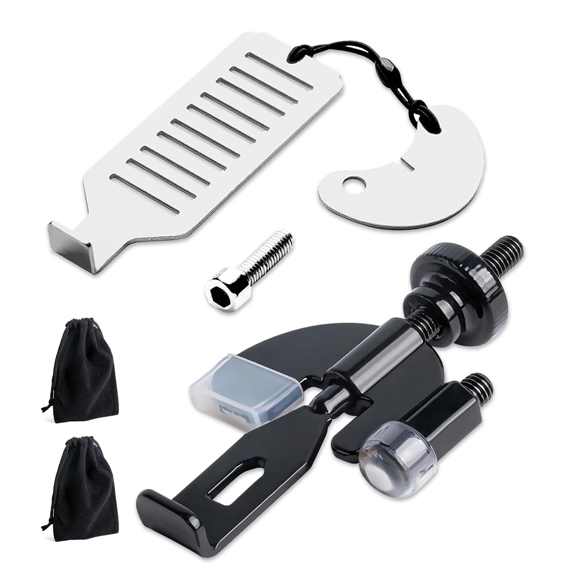 Zssxysm 2 Pack Security Portable Door Lock Without Drilling