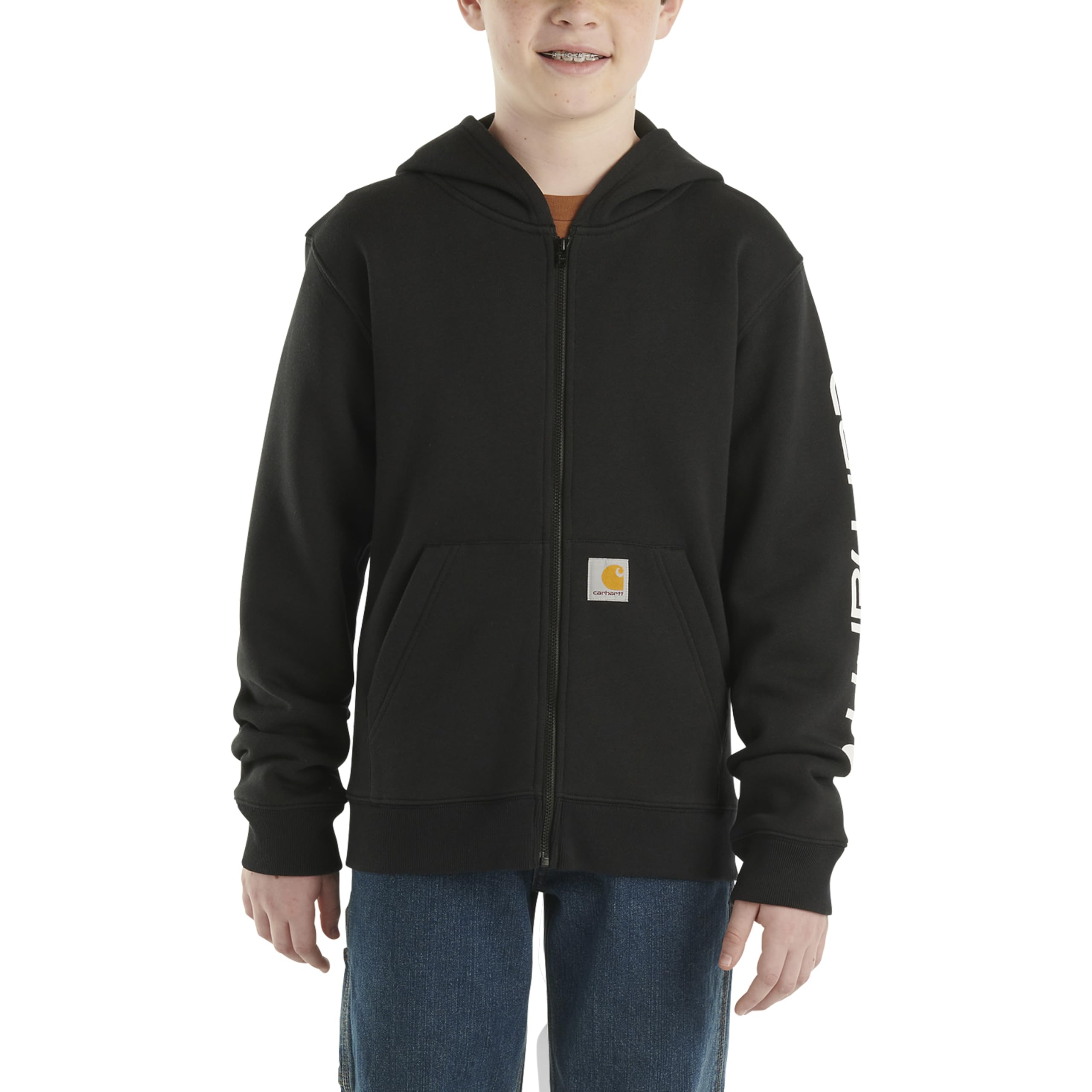 Carhartt Long Sleeve Hooded Sweatshirt Felpa con Cappuccio Bambino