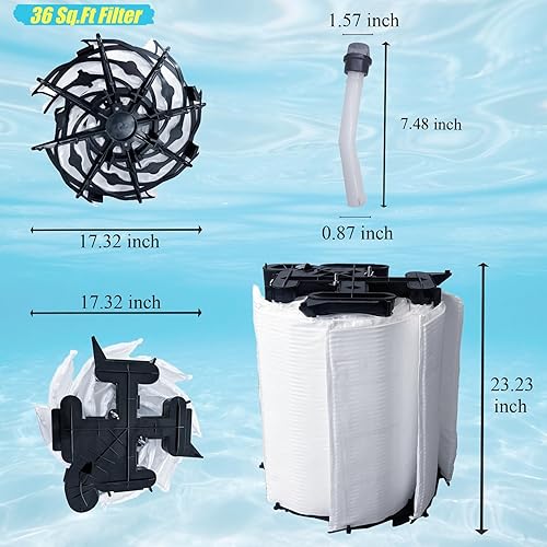 Miniatura 2 de ACA 59023500 Reemplazo del conjunto de rejilla de filtro de piscina para filtro de piscina de 36 pies cuadrados y filtro de spa reemplaza DEX3620DC