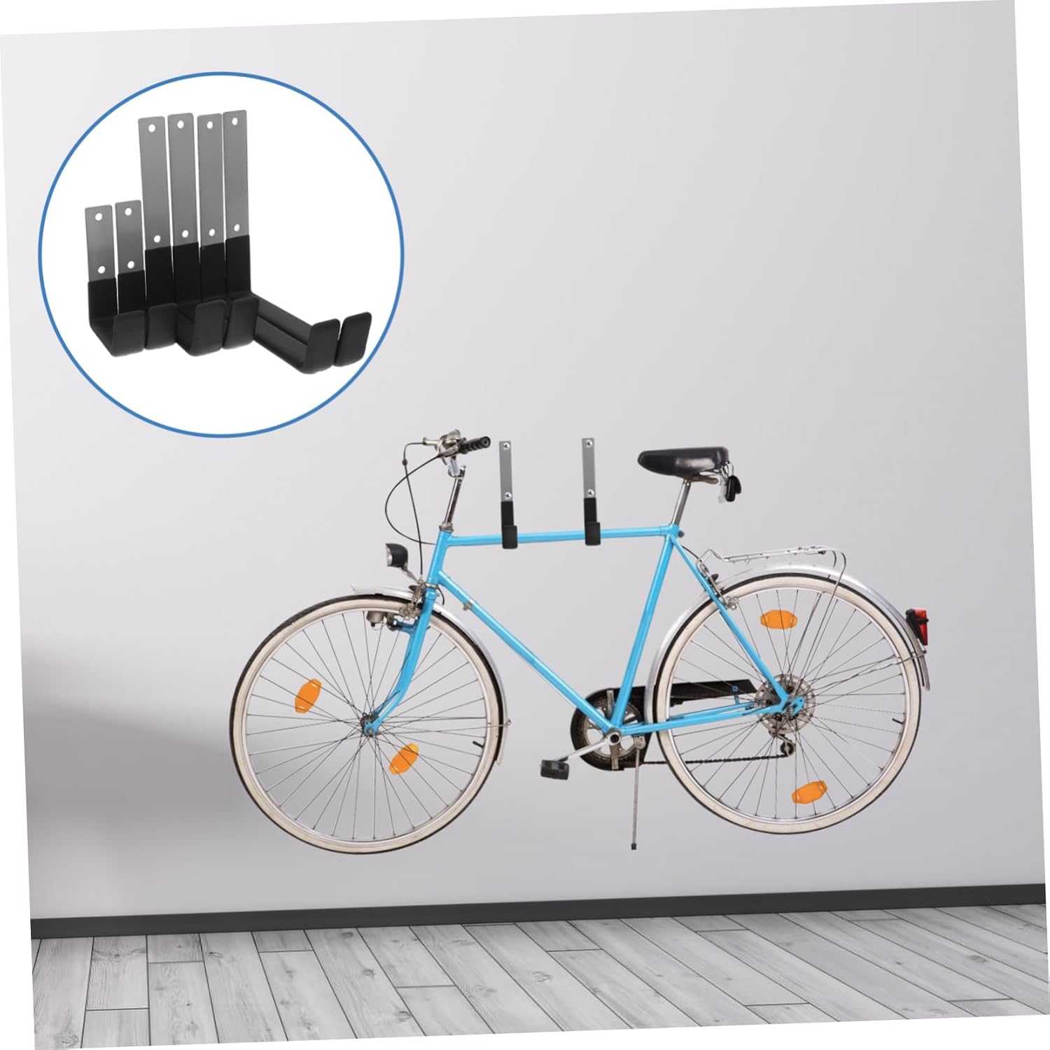 Veemoon 6pcs Heavy Duty Ladder Hanger Hooks Wall Mounted Hooks for Hanging Metal Screw Storage Hanging for Garage Wall Mount