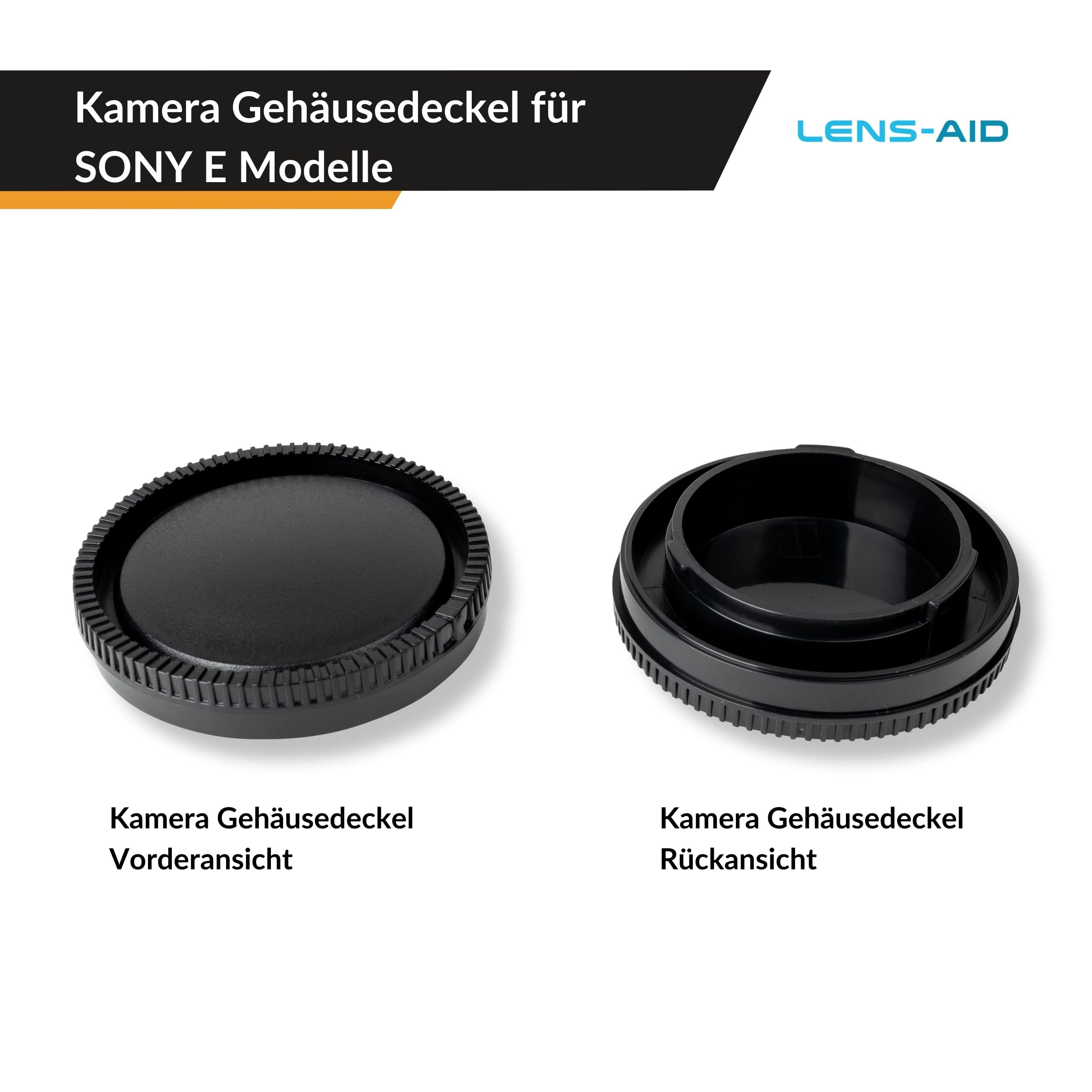 Kit Couvercles Lens-Aid Pour Objectif Et Boîtier - Compatible Leica Panasonic Monture L - Protection