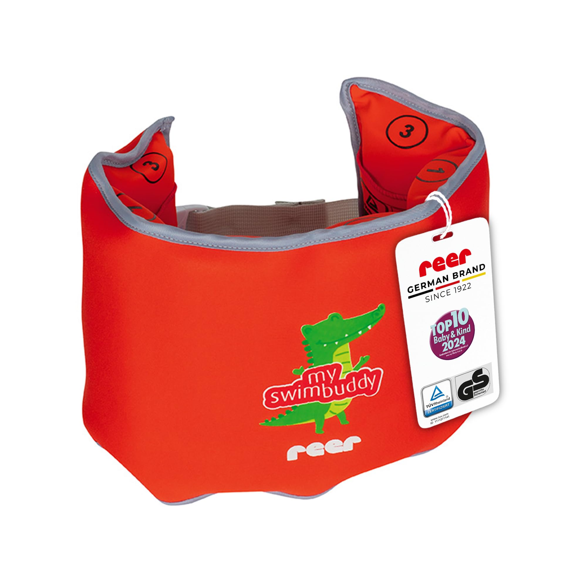 reer myswimbuddy pas do pływania | pomoc w pływaniu dla dzieci i małych dzieci | indywidualne dopasowanie | bezpieczna nauka pływania | 15-30 kg