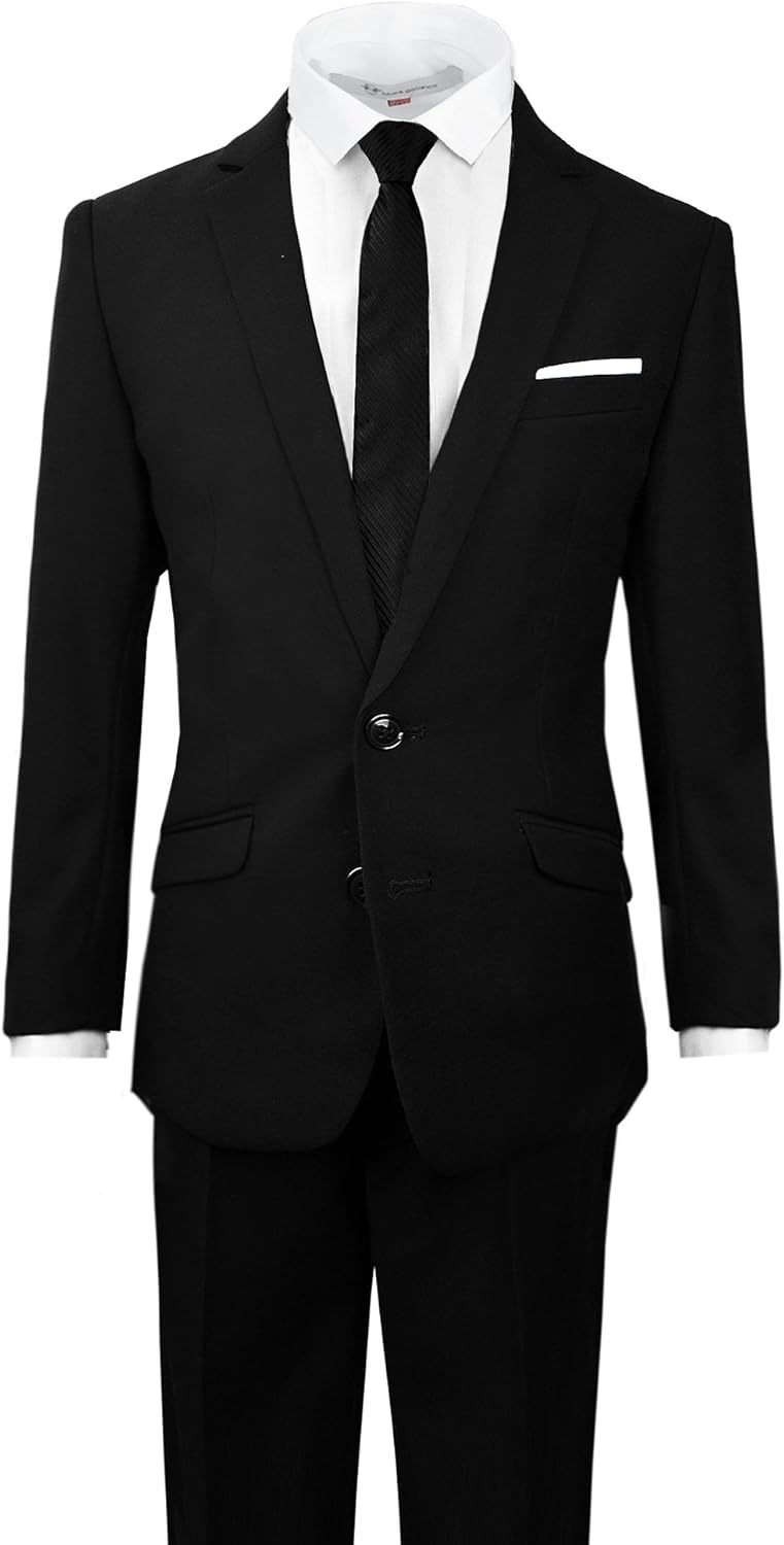 Vista 5 de Black n Bianco Signature - Traje completo para niño ajustado