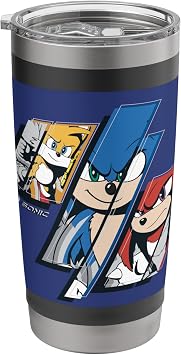 Sonic the Hedgehog 3 - Team Sonic Stainless Steel Insulated Tumbler