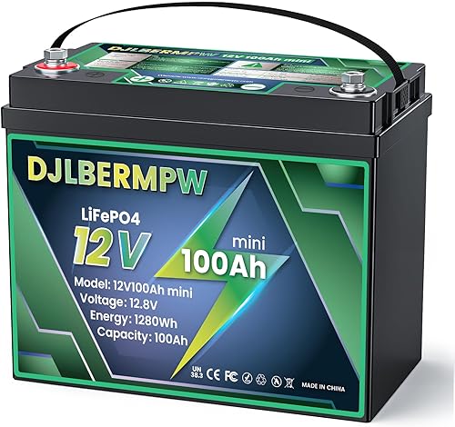Miniatura 12 de Batería de litio de 12V 30Ah, baterías LiFePO4 de 12V, potencia de carga de 384W, batería de ciclo profundo de iones de litio y fosfato de hierro de