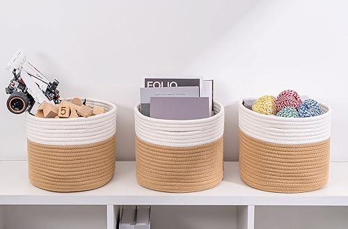 Miniatura 6 de CubesLand Cestas de almacenamiento para estantesorganización, cestas de almacenamiento tejidas para almacenamiento, cestas de organización, cestas