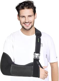 Arm Sling Shoulder Injury Immobilizer for Men&Women,Medical Sling with Shoulder Pad for Rotator Cuff Injury,Support Brace for Arm,Wrist, Elbow,Clavicle Fracture Post-Surgery