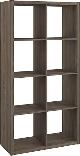 Miniatura 18 de ClosetMaid Estantería Organizadora de Almacenamiento de 6 Cubos Librero con Respaldo Abierto, Vertical u Horizontal, Fácil Montaje, Madera, Acabado