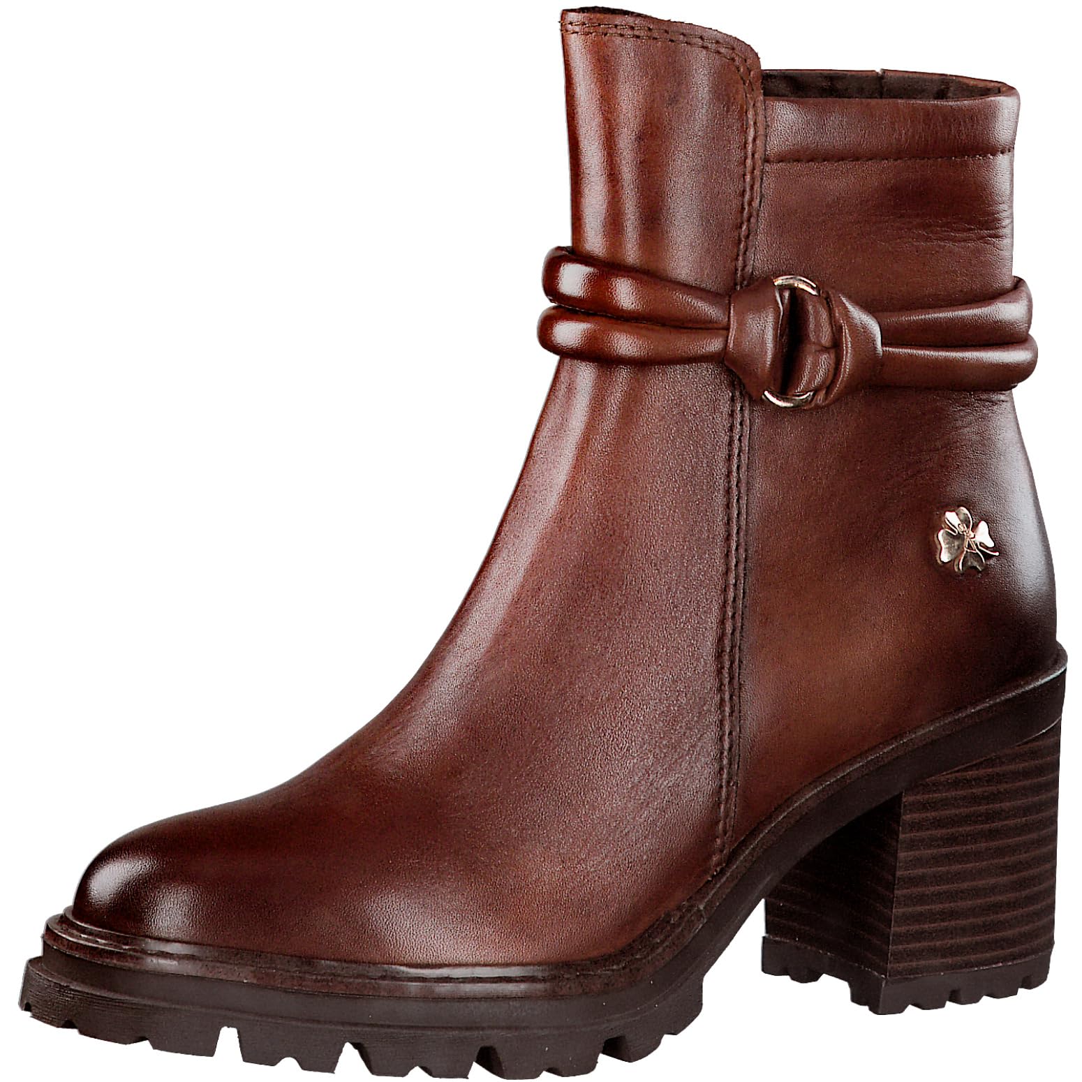 MARCO TOZZI Women's 2-85404-41 Boot Heel, Chestnut, 5.5