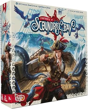Fortunes of Scoundrel Bay Board Game | Pirate Themed Eurogame of Crew Building, Area Control & Strategy, Fun for Kids & Adults, Ages 14+, 1-4 Players, 2 Hours