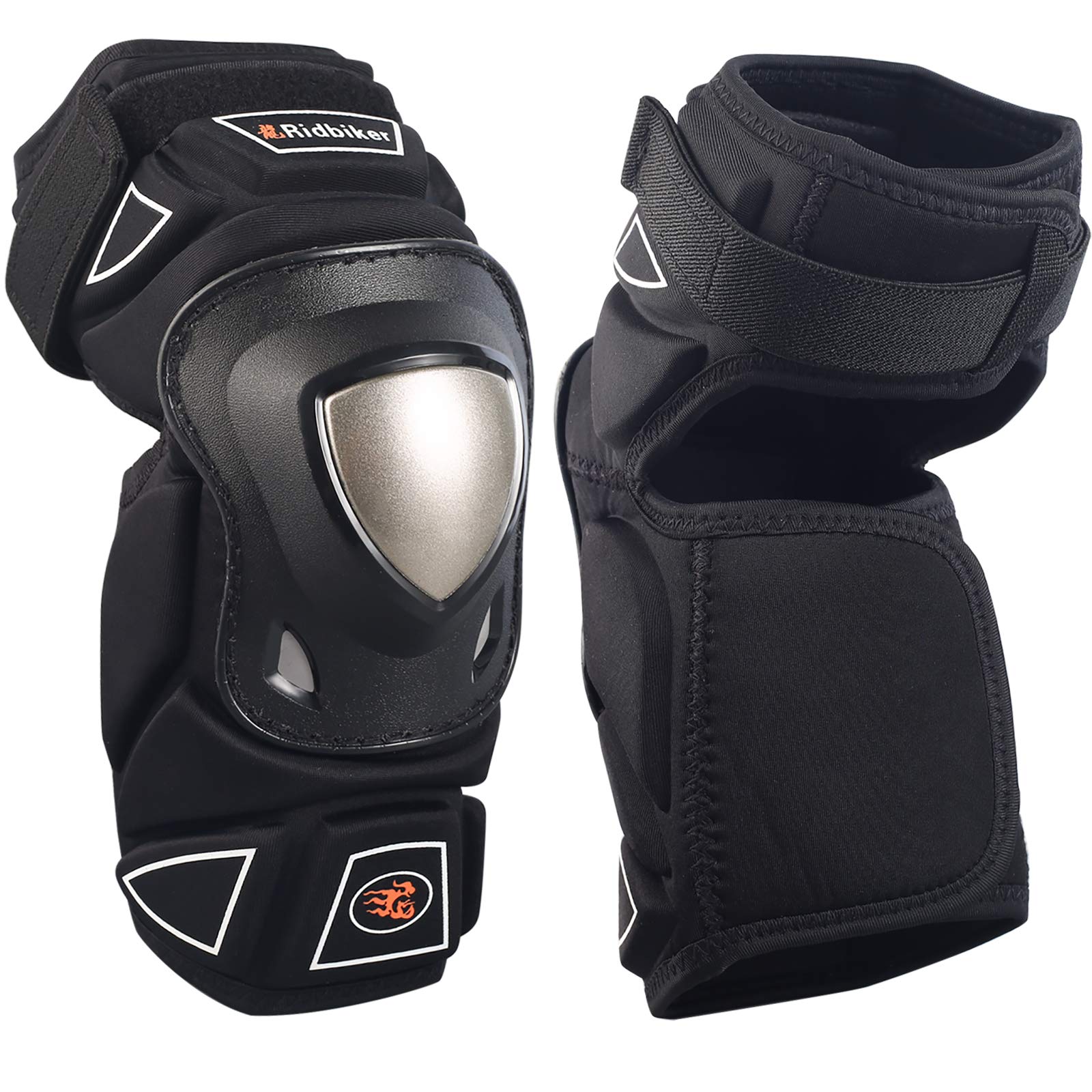 Ridbiker Elbow Guard Motocross Protective Gear, Dirt Bike Gear Motorcycle Elbow Pads 3 Layers of Buffer to Protect for Skating Rollerblading, Racing Scooter