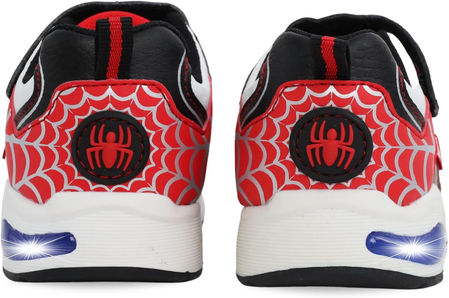 Spiderman Boys Lightup Sneakers Shoes for Kids Sizes 5-13
