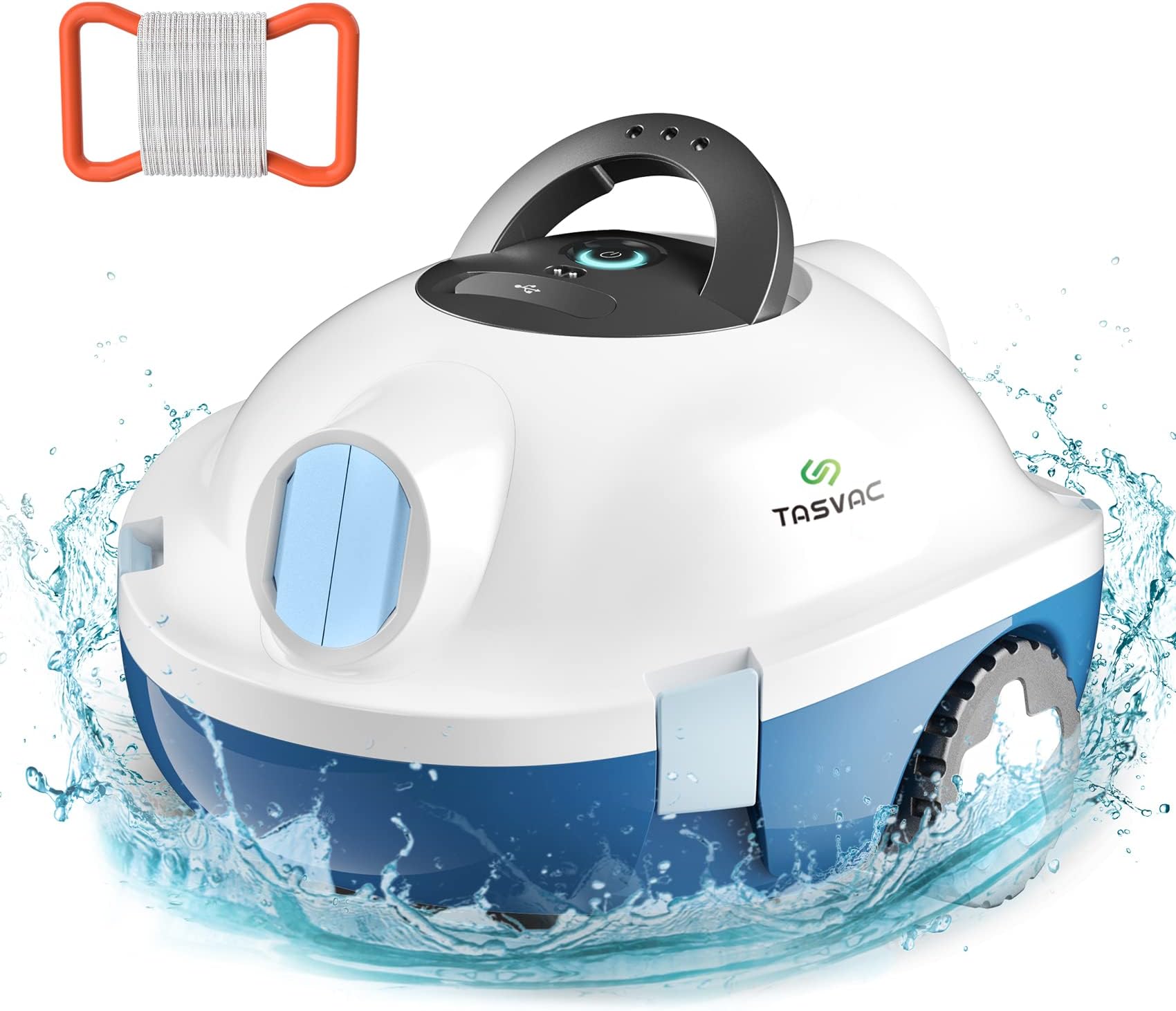 𝟮𝟬𝟮𝟯 𝙐𝙥𝙜𝙧𝙖𝙙𝙚 TASVAC Cordless Robotic Pool Cleaner, Automatic Pool Vacuum, 90 Mins Runtime