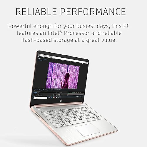 Miniatura 4 de HP Laptop Stream HD de 14 pulgadas, procesador Intel Celeron, memoria de 4 GB, eMMC de 64 GB, carga rápida, HDMI, batería de hasta 11 horas de