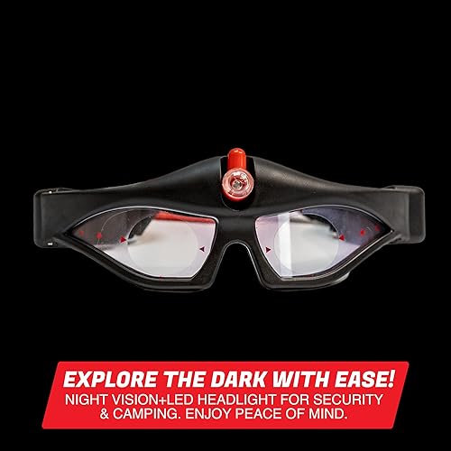 Miniatura 5 de ArmoGear Gafas de visión nocturna para niños  Spy Gear Gadgets  Gafas espía para niños con linterna LED incorporada ajustable para niños espía