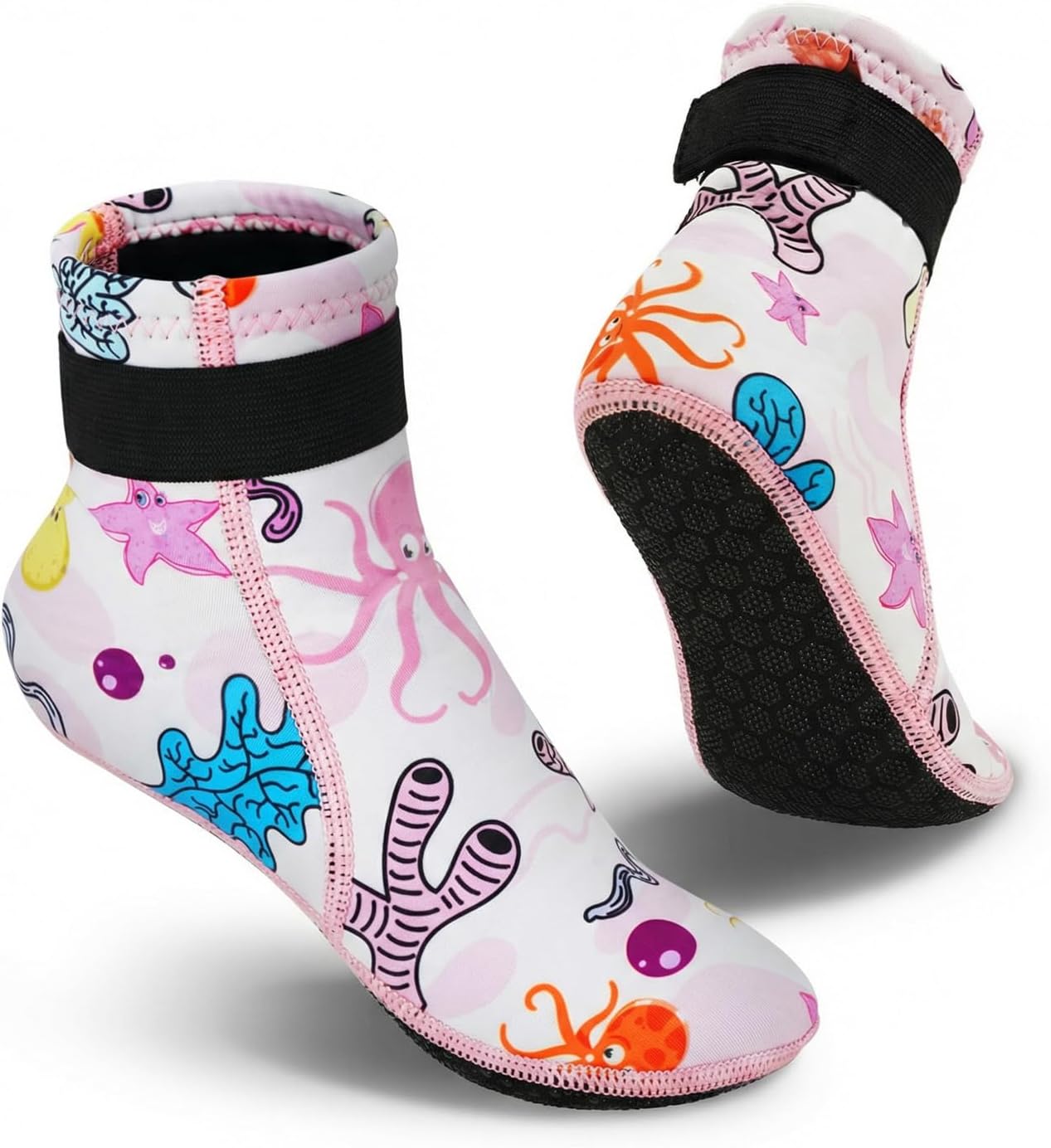 Kids Neoprene Socks 3mm Water Socks Keep Warm Sand Socks Anti-Slip Wetsuit Socks Water Sport Swimming Surfing
