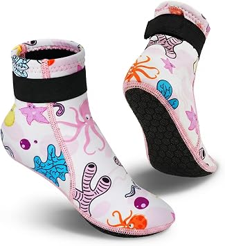 Kids Neoprene Socks 3mm Water Socks Keep Warm Sand Socks Anti-Slip Wetsuit Socks Water Sport Swimming Surfing