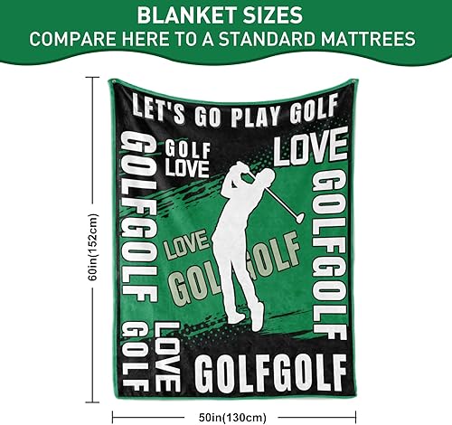 Miniatura 3 de Mantas de golf, mantas de golf para niños y niñas, jugador de equipo de golf, recuerdo de golf para niñas, niños, mujeres, hombres, mantas de golf