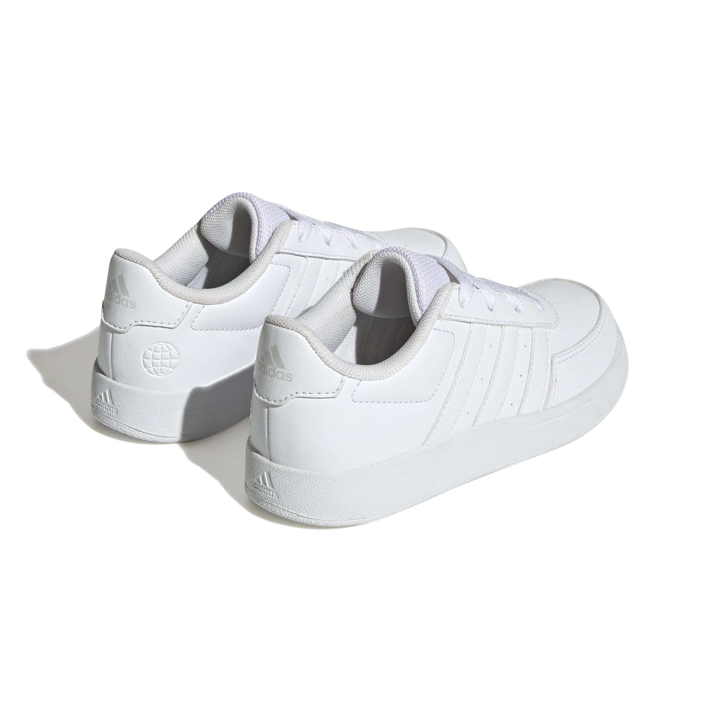 adidas Breaknet Lifestyle Court Lace Shoes, Zapatillas Unisex niños, Cloud White Cloud White Grey One, 38 2/3 EU