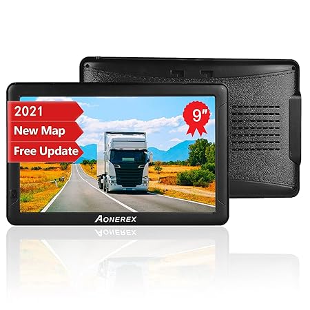 Gps Navigation For Car Aonerex 2020 Latest Map 9 Inch With Sunshade Gps Navigation For Trucks Lorry Hgv Caravan Satnav For Cars With Poi Speed Camera Warning Voice Guidance Lane Lifetime Map Updates In Electronics