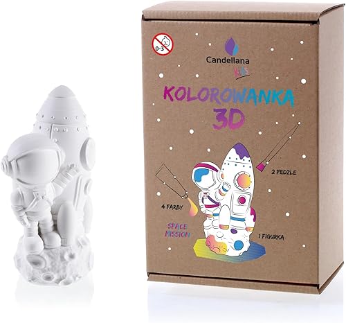Miniatura 3 de Candellana Juego de pintura para niños y adultos Figuras de yeso 3D para pintar para niños - Figuras para pintar niños - Casting de yeso Niños -