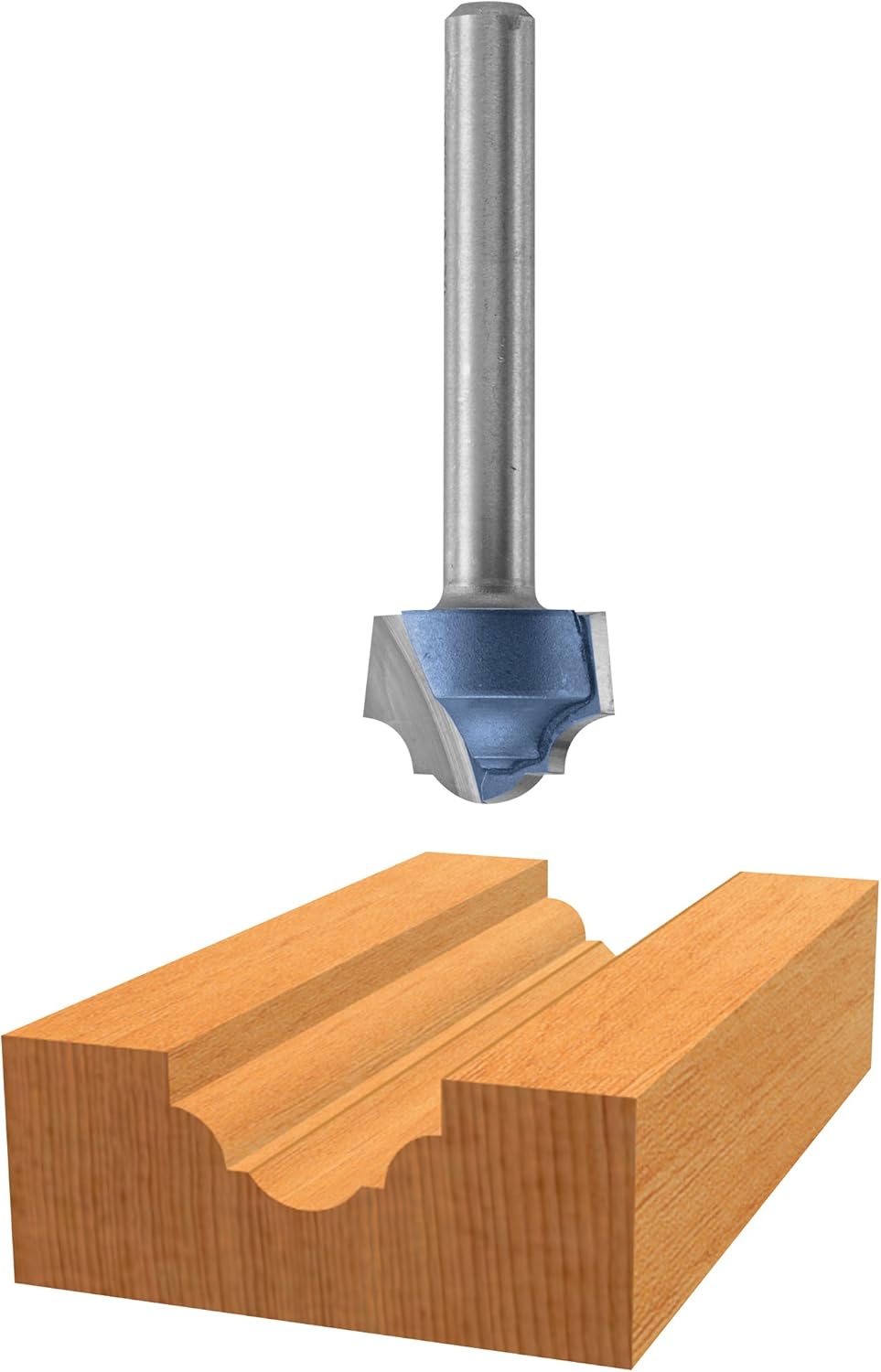 Bosch 85467M 7/16 in. x 1/2 in. Carbide Tipped Classical Groove Bit
