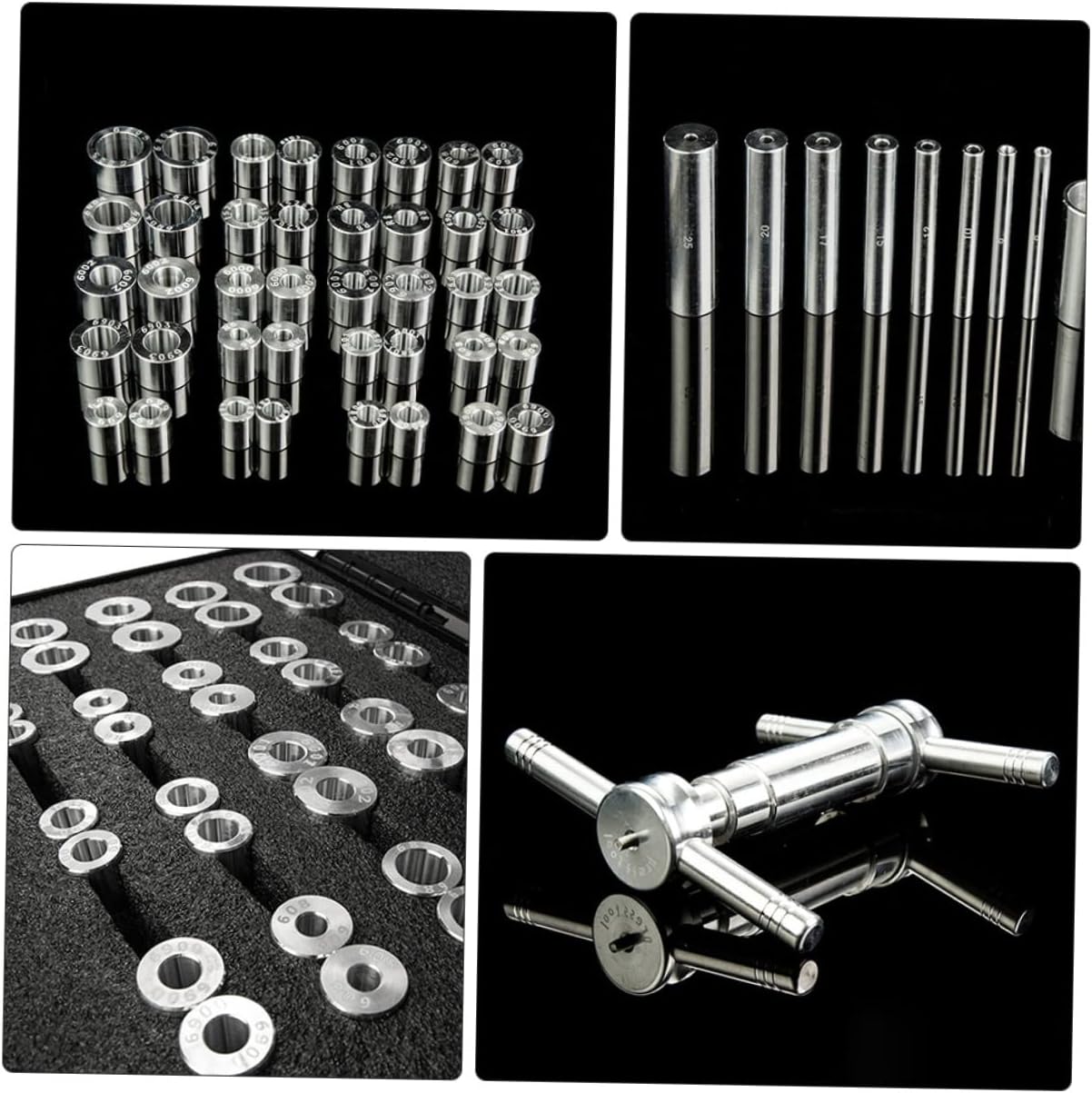 VANZACK Hub Bearing Installation Tools Set Ergonomic CNC Press Kit for Bicycle Maintenance Includes Multiple Tools for Easy Installation and Repair