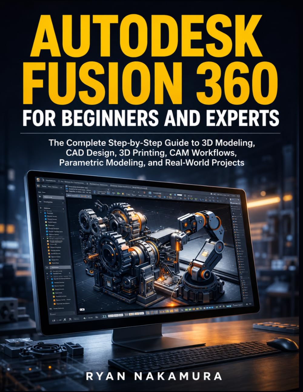 Autodesk Fusion 360 for Beginners and Experts: The Complete Step-by-Step Guide to 3D Modeling, CAD Design, 3D Printing, CAM Workflows, Parametric Modeling, and Real-World Projects