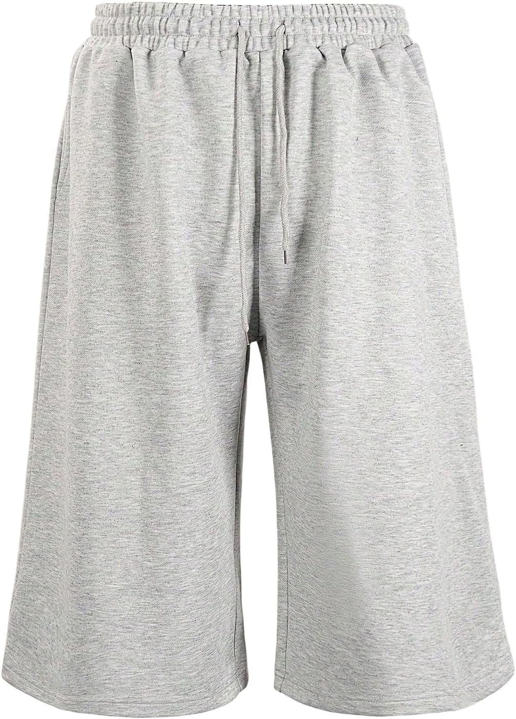 OYOANGLE Men's Baggy Oversized Sweat Shorts Drawstring Waist Track Shorts with Pockets - Image 5