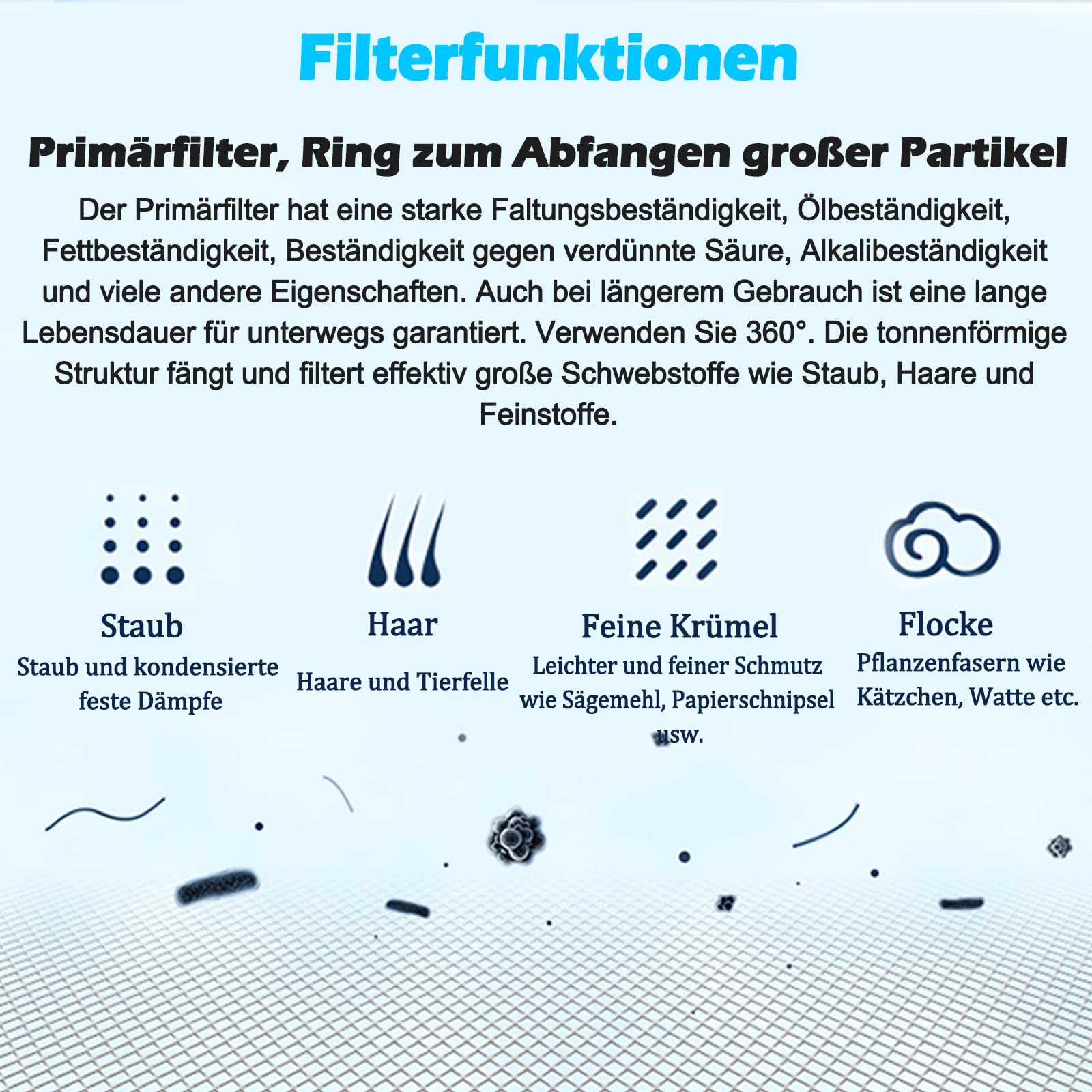 Confezione da 8 filtri di Ricambio per Piscina Misura 6-58323, Filtro di Ricambio per Piscina per Best-Way VI, Lay-Z-Spa