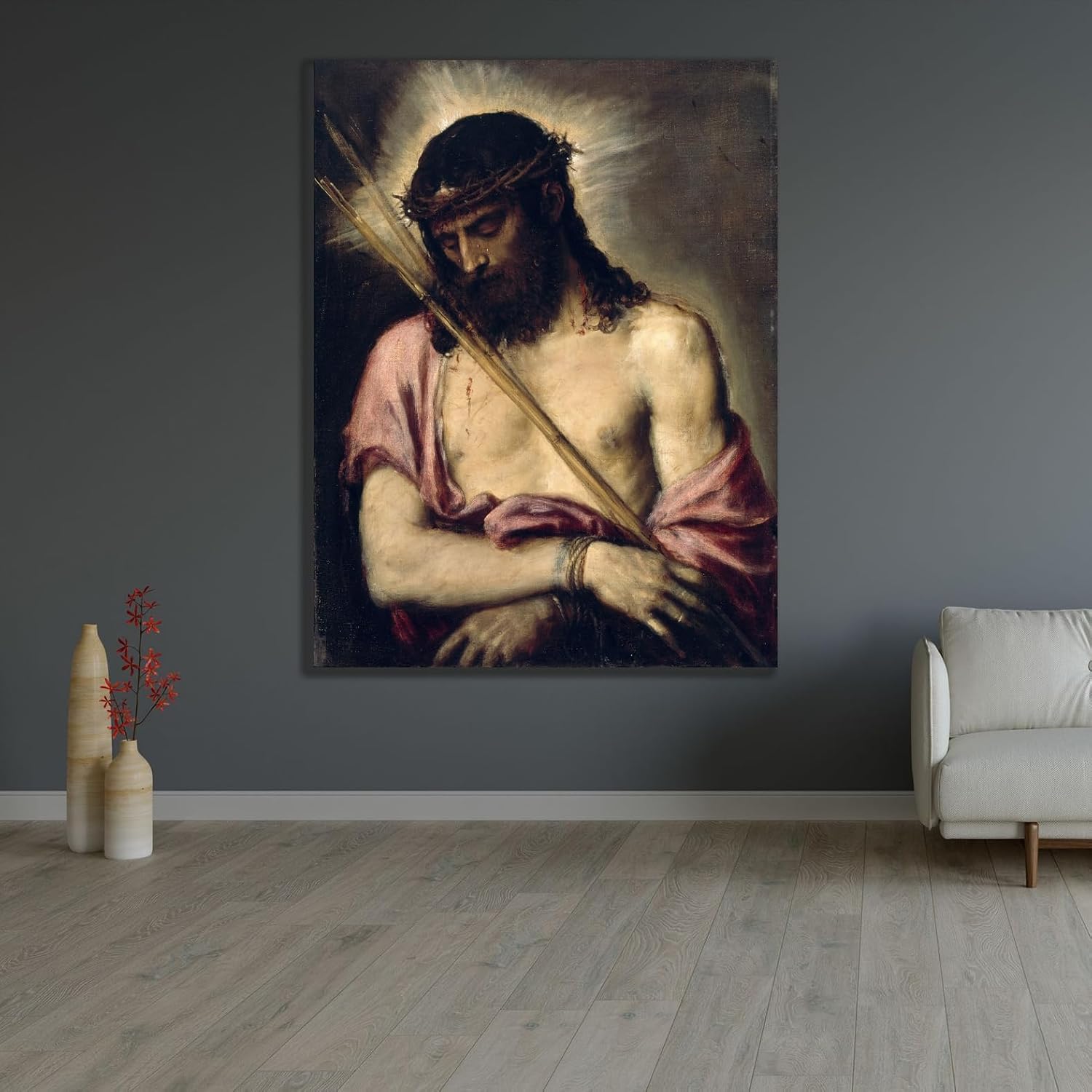 ArtDirect Behold the Man (1558-1560) Unframed Art Print Giclee Poster by Titian - Ready for Framing with Customization Sizes 8x10, 11x14, 15x20, 24x31, 36x47 and 46x60 inches