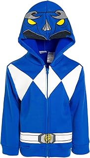 Blue Ranger Red Ranger Black Ranger Fleece Zip Up Hoodie Toddler to Big Kid