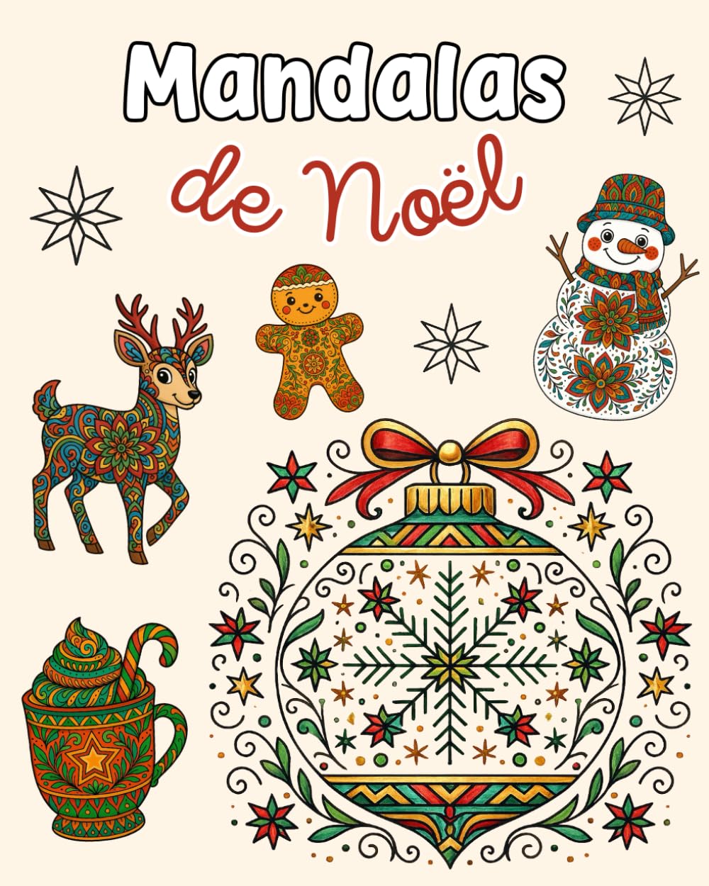 Coloriages Mandalas de Noël