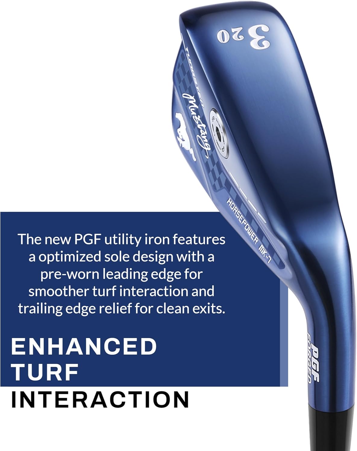 PGF Mustang Horsepower Pro Forged Utility Driving Iron