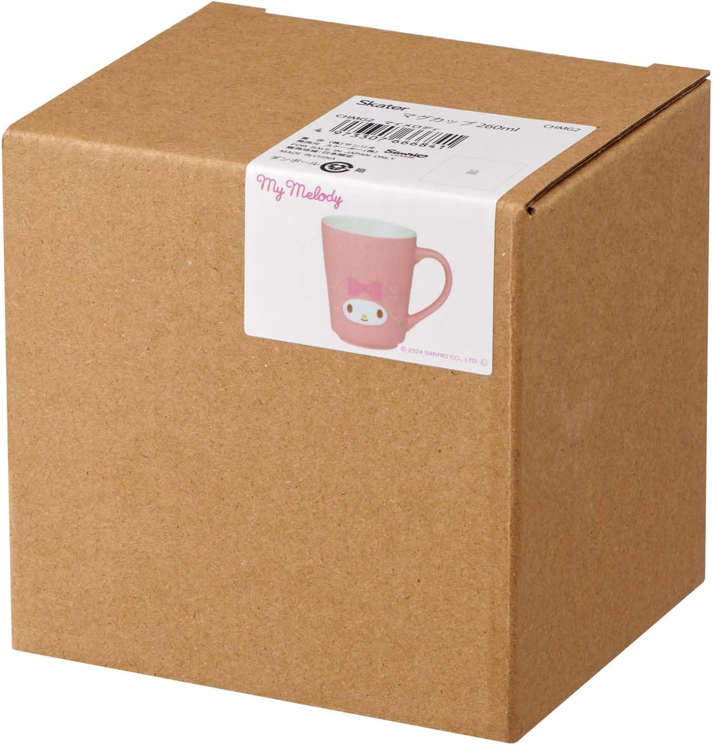 Skater CHMG2-A Ceramic Mug, 9.2 fl oz (260 ml), Tableware, Mug, Cup, Small, Cute, Sanrio My Melody