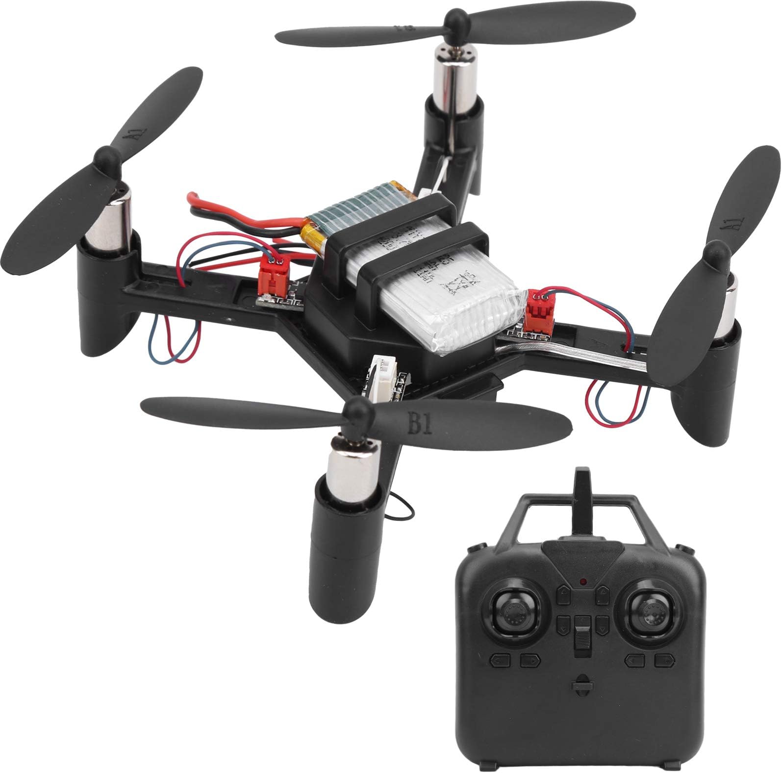 Junlucki Remote Controlled Drone Kit Mini Foldable Quadcopter DIY Assembly Aircraft Educational Toy for 14 Years Old +, Altitude Hold, Headless Mode, 3D , One Key Return, 3 Speed Modes