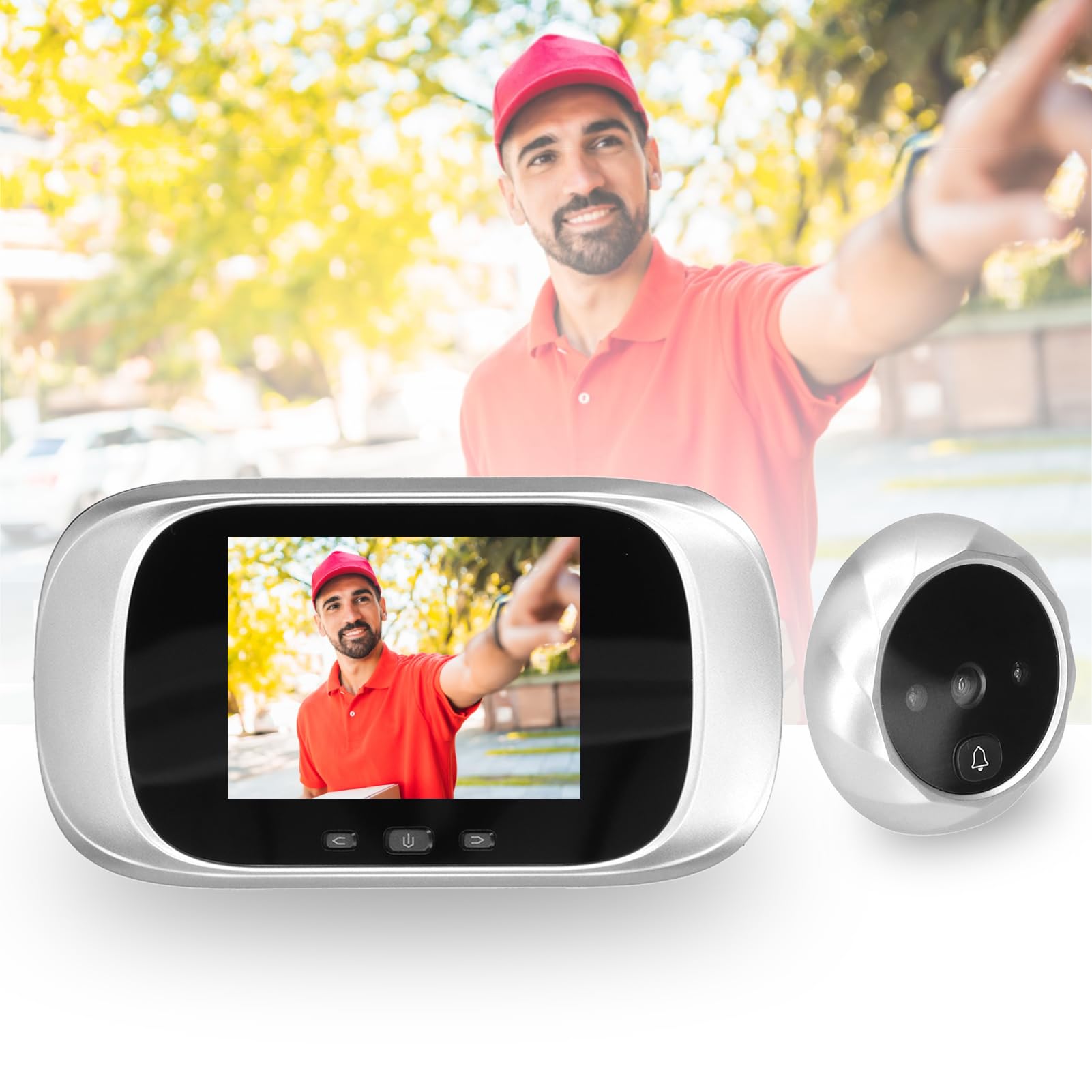 3 Inch Sy-1 TFT LCD HD Digitale Deurcamera Oog Deurbel Elektrische Deur Oogbewegingsdetectie 120 graden Kijkgaatje Viewer Video kopen vanaf een prijs van 32