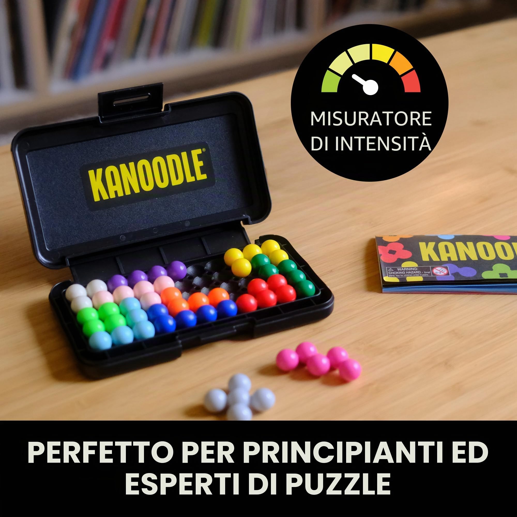 Learning Resources Kanoodle Puzzle Logico Multicolore 200 Sfide 12 Pezzi Gioco Portatile Bambini Dai 7 Anni STEM Ragionamento Spaziale Sviluppo Cognitivo