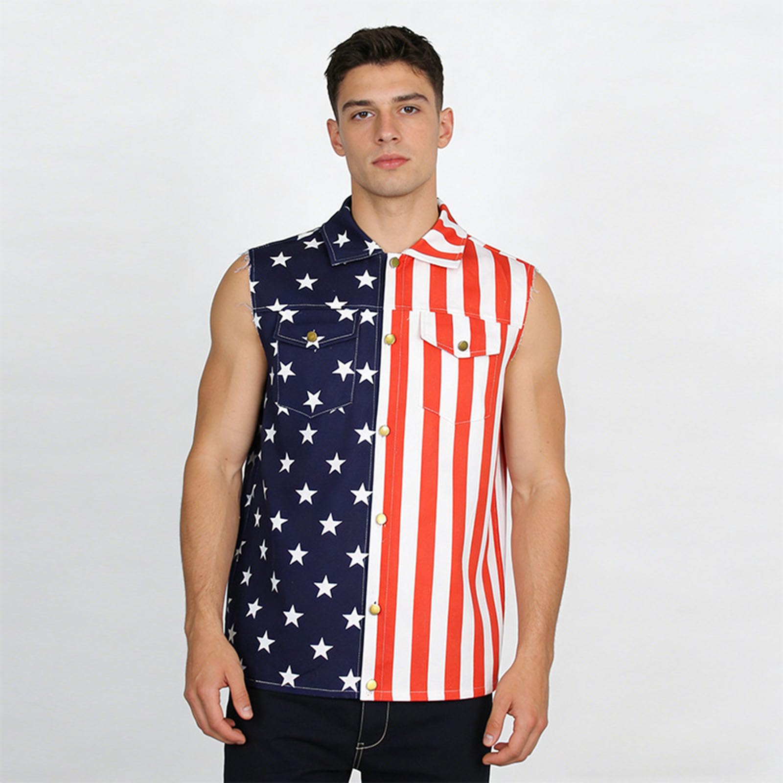 Débardeur Sport Homme Debardeur Homme Leger, T Shirt sans Manche Col Rond Été Marcel Séchage Rapide Et Stretch T-Shirts Et Tops De Sport Gymnastique Et Entraînements