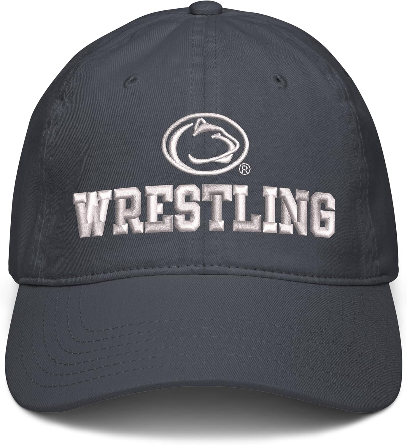 Penn State Nittany Lions Wrestling Icon Officially Licensed Adjustable Puff Embroidered Baseball Hat