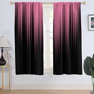14 Classic Kitchen Ideas That Never Go Out of Style 55 AAtter Hot Pink and Black Window Curtain Girls Girly Preppy Ombre Cute W...