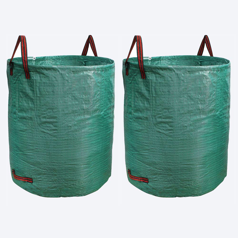 Sacchi per rifiuti da giardino resistenti, 3 sacchi per piante da giardino da 120 l con manici, pieghevoli e riutilizzabili, realizzati in polipropile | Leroy Merlin