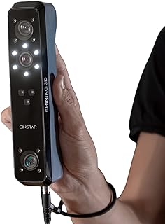 Shining 3D Einstar Handheld 3D Scanner with Detail-Oriented Enhancement Technology Support Scanning Hair and Body, Up to 14FPS Scanning Speed High Quality Collecting Data 3D Scanner for 3D Printer