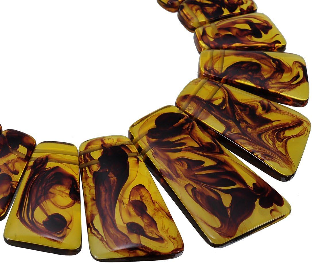 Vintage Chunky Statement Necklace Earrings Set Novelty Collar Choker Bib Pendant Necklace Earrings Jewelry Set for Women&Girls - Image 4